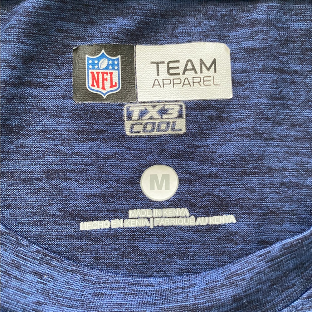 NFL Team Apparel Los Angeles Rams lightweight performance shirt Size: M - Picture 3 of 6